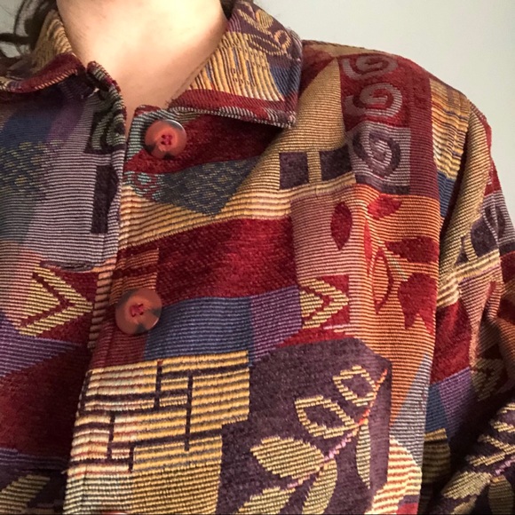 pattered textured blazer from Dana Kay - Picture 3 of 4